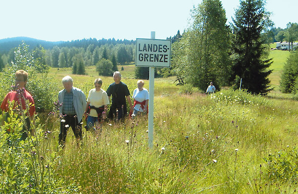 Grenzüberschreitendes Wandern